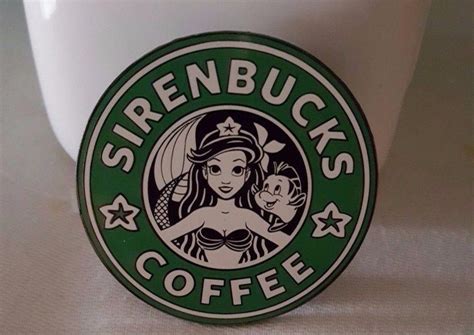 Disney The Little Mermaid Ariel Sirenbucks Starbucks Coffee Pin Le75