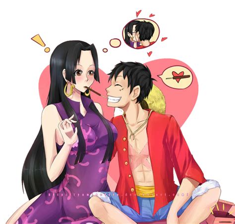 Ace, who promises to help her escape. Boa Hancock and Monkey D. Luffy (Render)-One Piece by ...