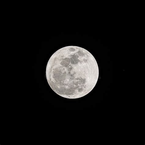 Full Moon On The Dark Sky Stock Photo Image Of Moonlight 263673672