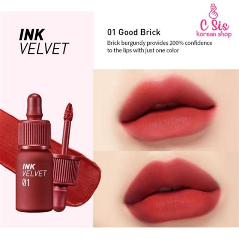 Peripera Ink The Velvet Lip Tint 01 Good Brick Shopee Philippines