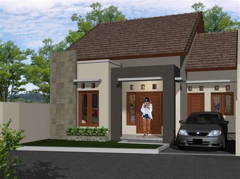 Desain rumah dengan 3 kamar tidur cocok digunakan untuk keluarga dengan dua atau tiga anak. 60 Gambar Rumah Minimalis 1 Lantai Tampak Depan dan Warna ...
