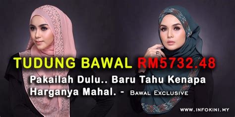 Tarik kain tudung dari bahagian belakang kiri badan, dan letakkan bucu ke telinga. Patutlah Mahal Sangat! Tudung Cecah Harga RM5700, Ini ...