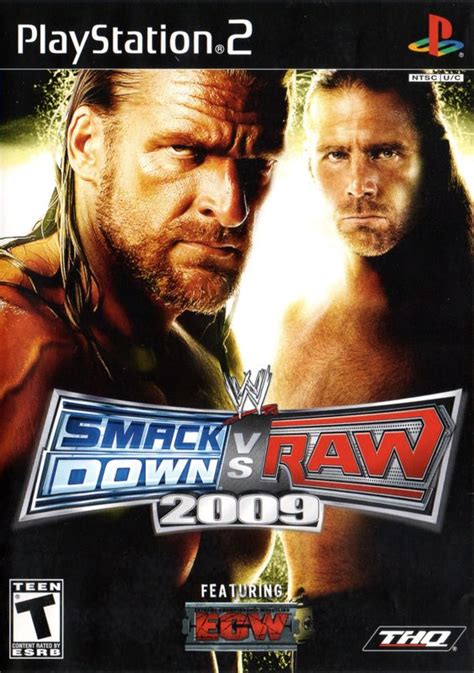Wwe Smackdown Vs Raw 2009 Cover Or Packaging Material Mobygames