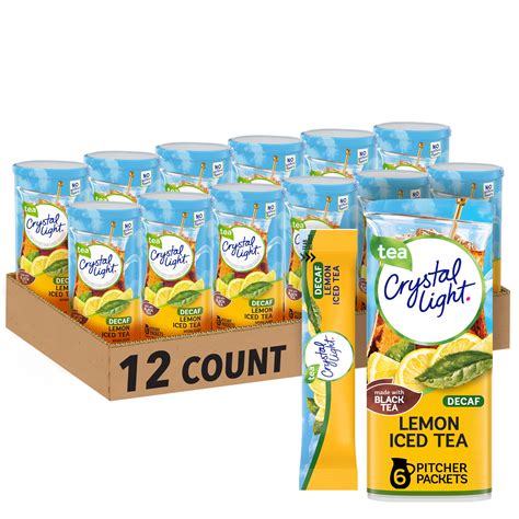 Buy Crystal Light Sugar Free Decaffeinated Lemon Iced Tea Naturally