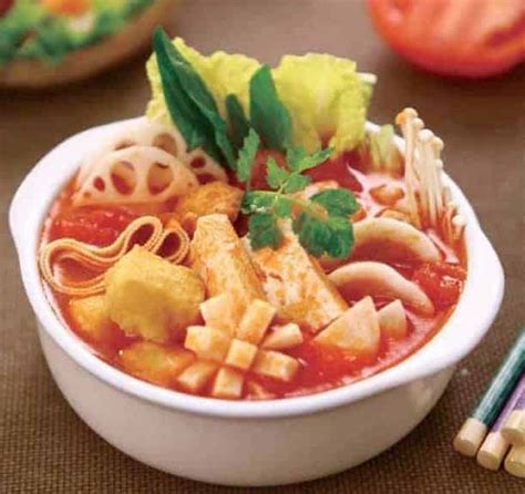 Chicken soup is better for you because it's made with more nutritious ingredients. Chinese Tomato Chicken Soup Hot Pot Base | My Chinese Recipes