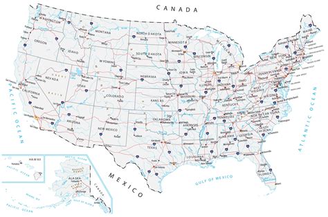 Map Of The United States Of America Gis Geography