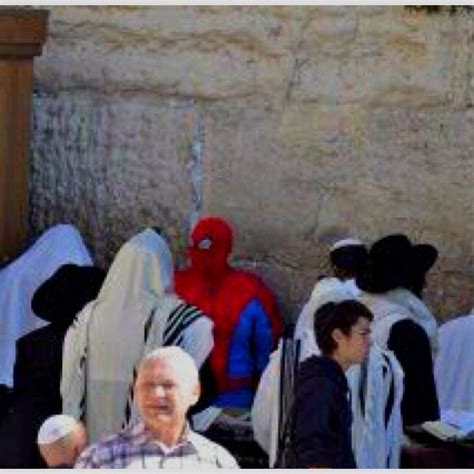 Spiderman Prays Too Pray Spiderman Israel Painting Spider Man