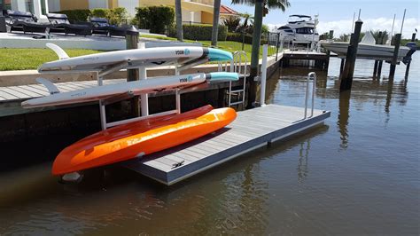 Kayak Dock | Paddleboard Floating Dock | AccuDock | Floating dock, Kayak paddle, Paddle boarding