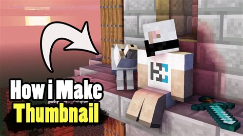 How I Make Minecraft Custom Thumbnail In Hindi Blackclue Gaming Youtube