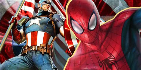 Captain America Admires Marvels Most Hard Luck Hero Spider Man