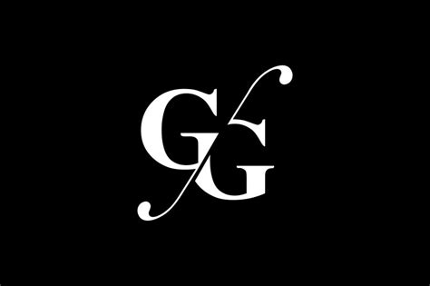 Gg Monogram Logo Design By Vectorseller