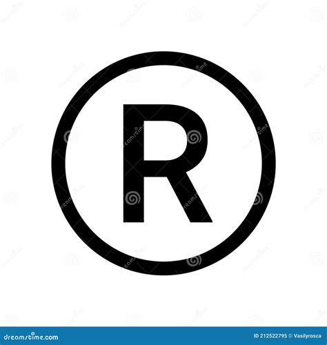 Logotipo De Marca Registrada Icono Copyright Mark Symbol Icon