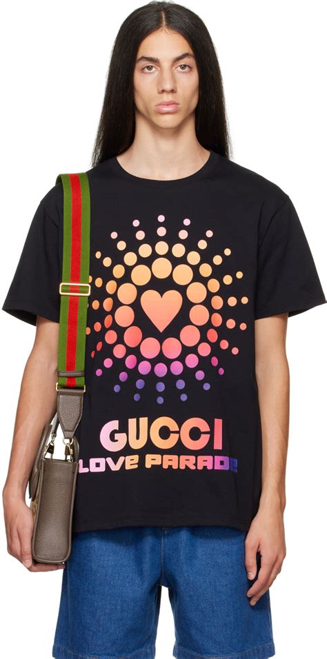 Gucci Black Love Parade T Shirt Gucci