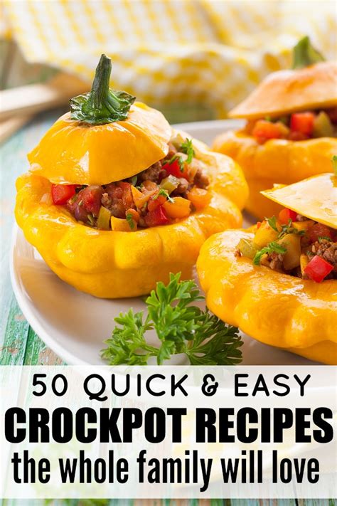 Browse the largest collection of quick, simple, easy to make recipes for crock pots, from real home cooks. 50 quick & easy crockpot recipes for busy moms