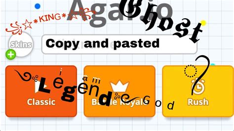 How To Copy And Paste A Username In Agario Youtube