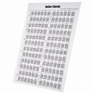 Buy Vaorwne Acoustic Electric Guitar Chord Scale Chart Tool Lessons