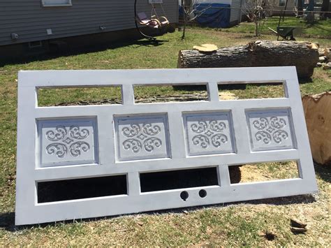 Headboard from an old door off of craigslist. | Old door, Projects