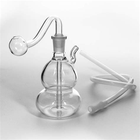Buy Glass Oil Burner Water Glass Oil Burner Pipes Thick Clear Pipe Small Bubbler Mini Oil Dab