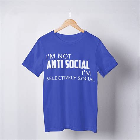 Anti Social T Shirt On Demand Press
