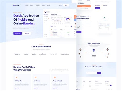 Digital Bank Landing Page 💰 By Nazmi Javier ⚡️ For Unspace On Dribbble