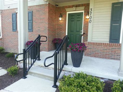 Ahd Railing On Front Porch Steps Aluminum Handrail Direct