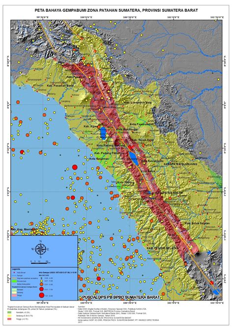 Negara kesatuan republik indonesia peta peta wilayah kedaulatan republik indonesia. Pusdalops PB Provinsi Sumatera Barat: PETA BAHAYA GEMPA ...
