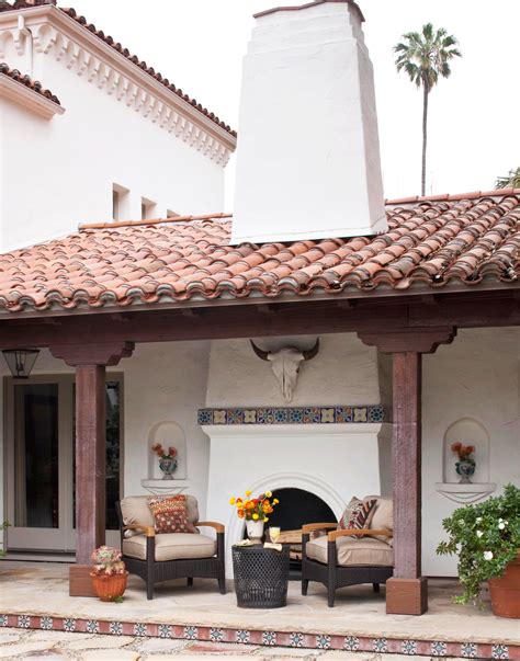 20 Outdoor Fireplace Ideas Outdoor Fireplace Spanish Style Homes