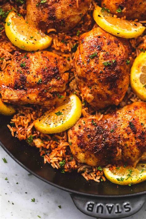 Add breadcrumbs or ground oats/millet to the meat before you cook it. One Pan Spanish Chicken and Rice | lecremedelacrumb.com ...