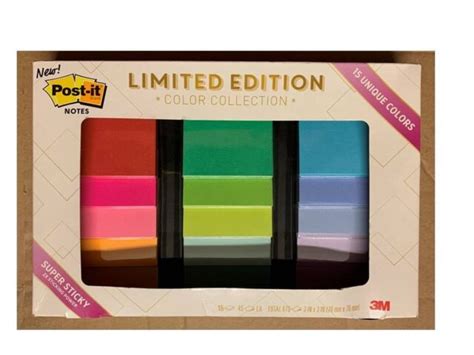 Post It Notes X Limited Edition Color Collection Pads Total M