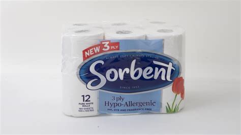 Sorbent Hypo-Allergenic Pure White Long Rolls Review | Toilet paper