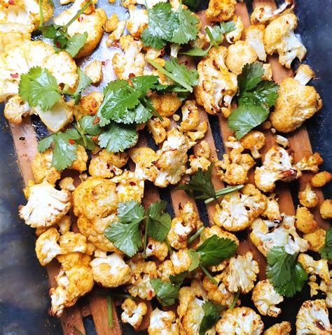 Indian Style Roasted Cauliflower Angies Recipe And Review