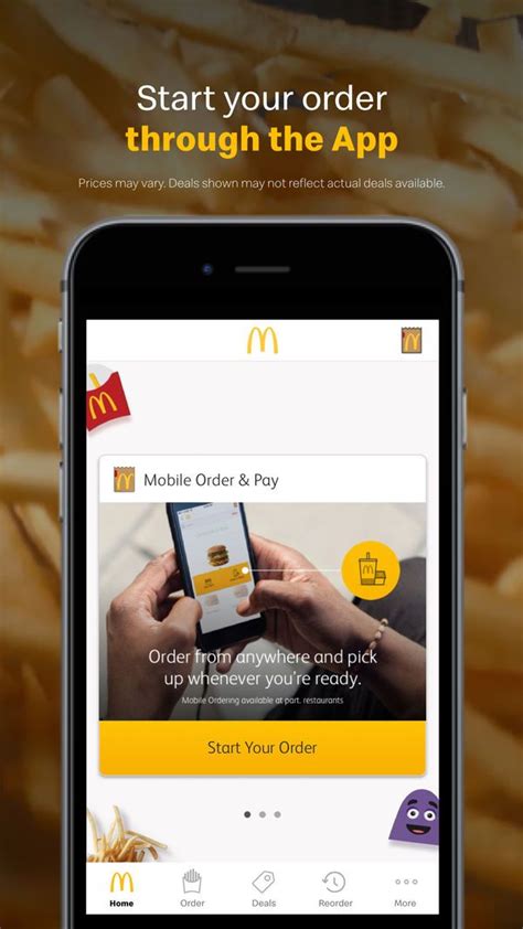 Mcdonalds' mobile app offers coupons and deals. ‎McDonald's on the App Store | Food app, App, Mcdonald's app