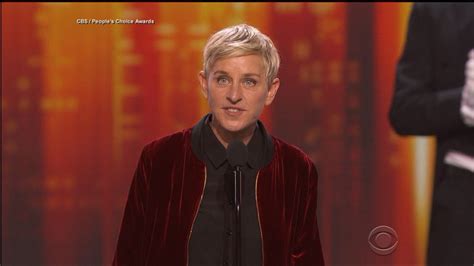 Ellen Degeneres Makes History At Peoples Choice Awards Good Morning America