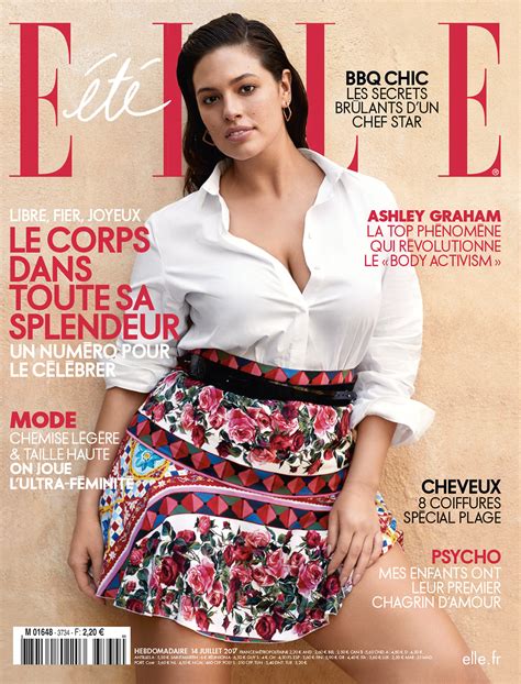 Couverture Du Elle Du 14 Juillet 2017 Avec Ashley Graham Les Plus