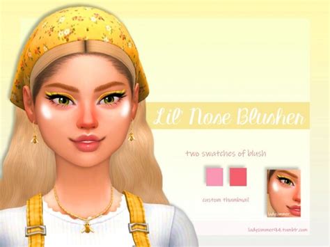 Lil Nose Blusher By Ladysimmer94 At Tsr Sims 4 Updates