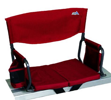 Football Lightweight Stadium Bleacher Seat Cushion With Carrying Strap