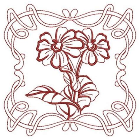 Redwork Daisy Embroidery Designs Machine Embroidery Designs At