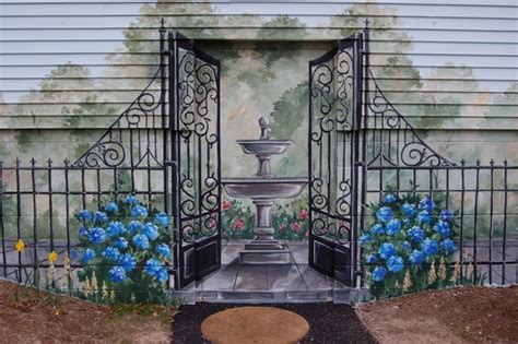 Exterior Wall Mural Traditional Exterior Boston By