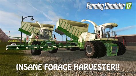 Insane Forage Harvester Mod In Farming Simulator 2017 Insane Awesome