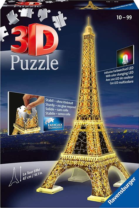 Los 10 Mejores Puzzles 3d Torres Eiffel 2021