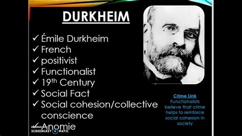Emile Durkheim Theory Of Functionalism Durkheims Functionalism And Marx