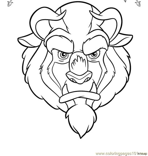 You can download 900*1240 of beast boy coloring page now Beauty Beast Coloring Page 07 Coloring Page - Free ...
