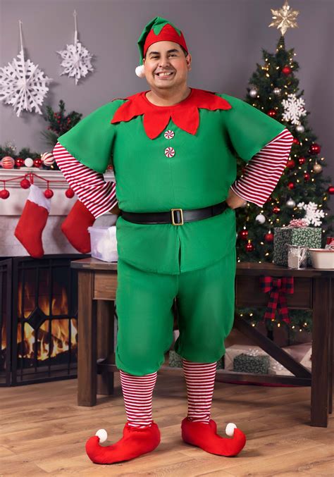 Big Male Christmas Elf Costume Bar Mall Atmosphere Costumes Cosplay