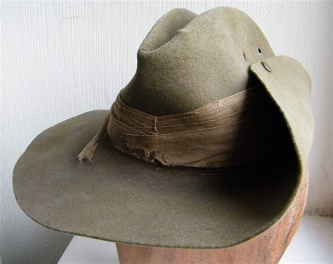 Australian Slouch Hat Aussie Slouch Hat 1943 Slouch Hat Hats Slouched