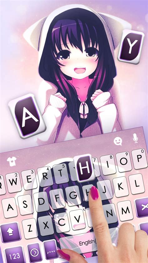 Anime Cat Girl Keyboard Background For Android Download