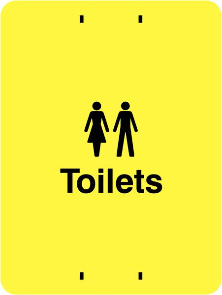 Unisex Toilets Event Sign Seton
