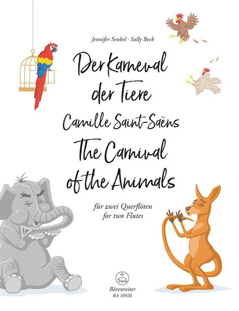 Der Karneval Der Tiere Von Camille Saint Saëns Für 2 Querflöten Im Alle