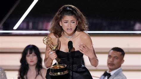 Emmy Awards 2022 Highlights Zendaya Wins Lead Actress Drama For