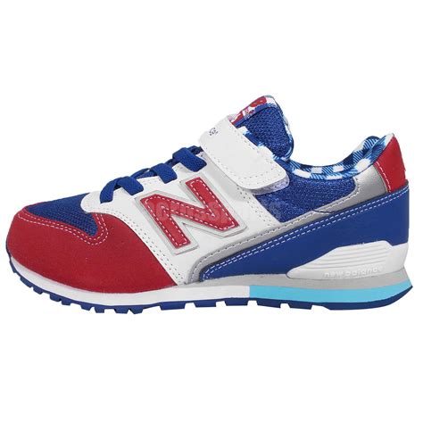 Free shipping on orders over $99. New Balance KV996CTY M White Red Blue Kids Youth Running ...