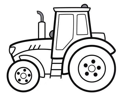 Tractor Coloring Book To Color Printable And Online